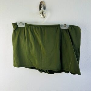 Mossimo Olive Green‎ Swim Skirt Size 18W